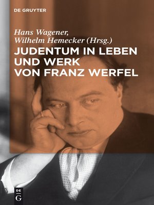 cover image of Judentum in Leben und Werk von Franz Werfel